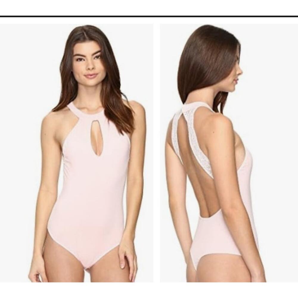 COSABELLA WOMEN'S INTIMATES PINK LACE TEDDY SIZE SMALL